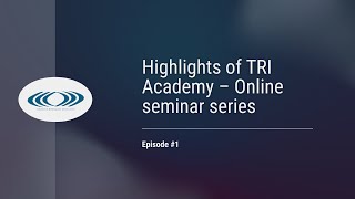 Highlights of TRI Academy Episode1 Tinnitus Definition and Risk factors [upl. by Joris502]