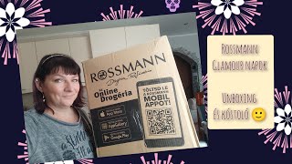 Rossmann Glamour napok 🛍️🛒 Unboxing és kóstoló [upl. by Yonita619]