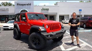 Is the 2019 Jeep Wrangler Sport the BEST BANG for your BUCK [upl. by Itsirc]