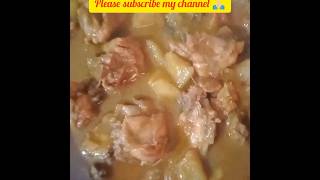 Chicken Potato Curry food youtube [upl. by Sandye782]