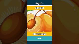 🇬🇧🇪🇸 apricot  albaricoque  vocabulary builder  learn English  aprendamos inglés [upl. by Stempson]