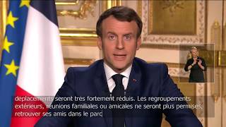 Macron discours du 16 mars 2020 [upl. by Thane]