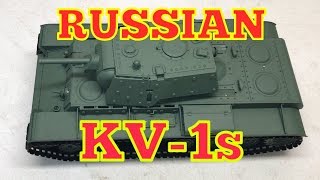 Heng Long 116 Russian KV1 First look [upl. by Ahtaela]