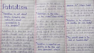 Patriotism essay with quotations Hub watani english essay Patriotism essay 12 10 patriotism essay [upl. by Aseyt771]