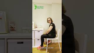 Isometric Inversion Exercise for Ankle Stabilisation  Jo Shapter  East Kent Foot Care [upl. by Ybreh650]