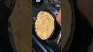 Aloo parathaall sides filled properly recipe yummy lunchbox shorts youtubeshorts thelifeeditvlog [upl. by Day]