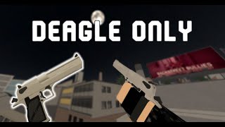 Doing the DEAGLE ONLY Challenge in Phantom Forces [upl. by Henryetta]