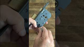 919 Yale 5 Lever Mortice Door Lock picked open with basic homemade lever lock pick tools shorts [upl. by Anama990]