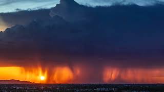 Sunset Monsoon Storm west of Phoenix AZ [upl. by Aimekahs604]