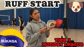 CAN WE STAY IN TIER 1  RUFF START 🐶  MONDAY EVPC VBALL LEAGUE  EP9 [upl. by Mariel]