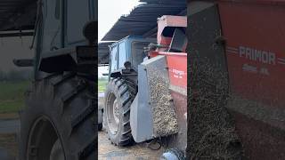 🚜 Spreading Straw in the Cowshed – Farm Life in Action 🐄 [upl. by Hultgren356]