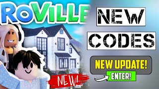 ✅Hurry Up✅NEW UPDATE  ROVILLE 2024  ROVILLE CODES 2024  ROVILLE CODE [upl. by Emmeram]