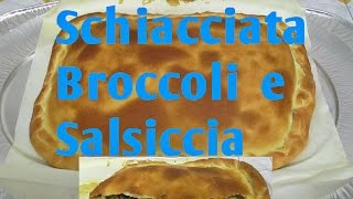 Schiacciata Broccoli e Salsiccia e patate Bimby TM5 [upl. by Peace]