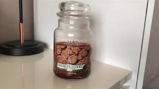 Yankee Candle Review Ginger Spice Cookie [upl. by Aneles748]