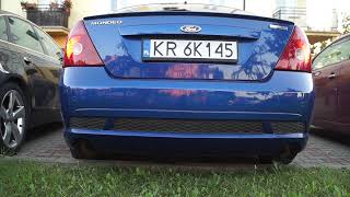 Ford Mondeo MK3 ST220 WM Sport Rear Mufflers without silencers [upl. by Acinet]