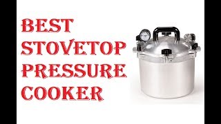 Best Stovetop Pressure Cooker 2021 [upl. by Naeloj]