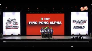 Ping Pong Alpha  Italy  Silver Medalist MegaCrew Div  2024 World Hip Hop Dance Championship [upl. by Kier152]