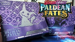 PALDEAN FATES Pokemon card opening [upl. by Ardnik]