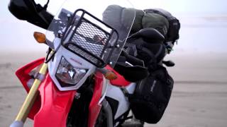 Steph Jeavons takes off solo around the world on a Honda CRF250L motorcycle [upl. by Litton520]