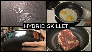 25 HexClad Alternative  Hybrid Frying Pan PFOA Free  Unboxing and First Use [upl. by Smallman244]