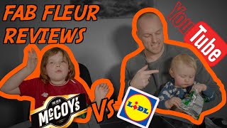 McCoys Vs Lidl Ridge Cut Crisps Challenge  WHO WINS [upl. by Janey]