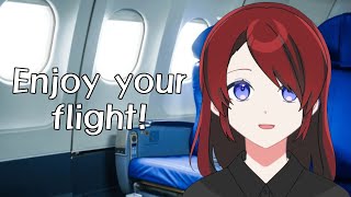 Flight Attendant Strikes Up A Conversation With You ASMR Roleplay F4A [upl. by Giovanni]