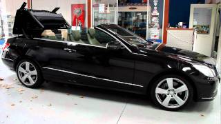 MERCEDES E CLASS CONVERTIBLE OPERATION [upl. by Ahsead673]