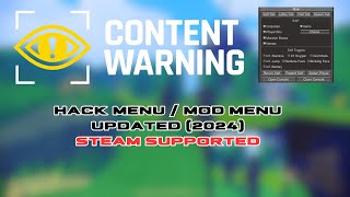 Content Warning Hacks  HACK MENU  MOD MENU  TUTORIAL FOR PC [upl. by Didier388]