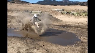 KTM 500 and 450 EXCF Six Days vs Husqvarna FE 450 vs Puddle [upl. by Neirbo678]