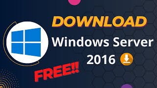 1 Windows Server 2016  Free Download [upl. by Durst]