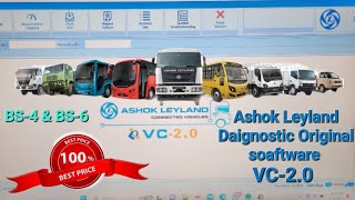 Ashok Leyland Daignostic Original Software VC 20 With Support Best Price [upl. by Nordgren]