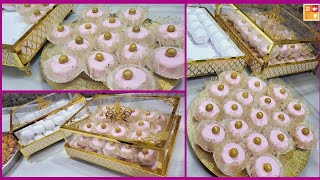 Gâteaux 🇩🇿 pour fiançailles recettes MkhebezMakrout Elouz حلويات الخطوبةوصفة مخبز مقروط اللوز [upl. by Rimidalg637]