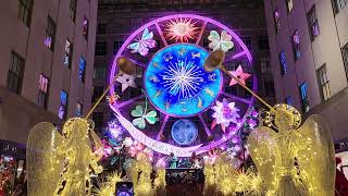 Saks Fifth Ave Light Show 2023  Diors Carousel of Dreams  Christmas at Rockefeller Center NYC [upl. by Audry]