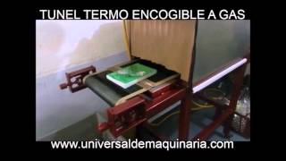 Equipo con túnel de Termo Encogible para empacar y sellar varios productos [upl. by Tsepmet]