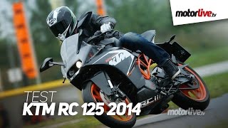 TEST  KTM RC 125  la Duke entre en piste [upl. by Nired]