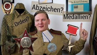 Unterschied Orden Medallien und Abzeichen [upl. by Seto]