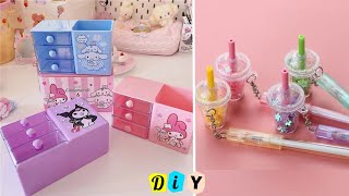 🌷Stationery  How to make stationery supplies at home  DIY handmade stationery easy crafts [upl. by Euhc]