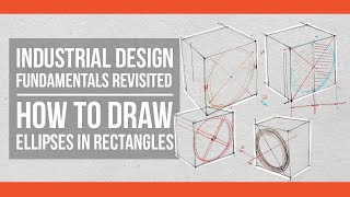 Industrial Design Fundamentals How to draw Ellipses in rectangles [upl. by Pancho]