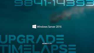 Windows Server 2016 Upgrade Timelapse build 9841 to 14393 [upl. by Aivil140]