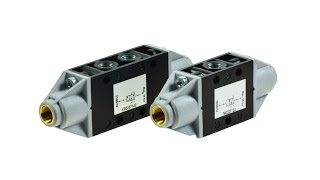 Pneumatic Air Pilot Control Valves  Pneumatically Operated Pneumatic Valves [upl. by Daye]