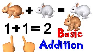 Basic Math Addition For Kids  Noodle Kidz PreK and Kindergarten Educational Video [upl. by Jamesy]