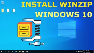 How To Download and Install WinZip on Windows 10 [upl. by Yelha278]