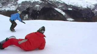 Prime cadute sullo snowboardmpg [upl. by Paul]