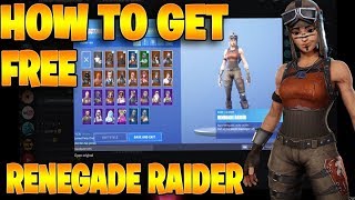 FORTNITE  HOW TO GET FREE RENEGADE RAIDER ACCOUNT IN SEASON 10 [upl. by Iel]