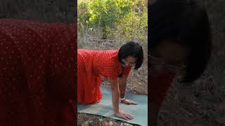 Yoga in nature in a chic dress from Evelina yoga [upl. by Iralam290]