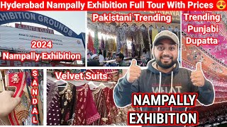 Hyderabad Exhibition Vlog Full Explore With Price😍 IndianRiderAzaad nampallyexhibition2024 [upl. by Annaya]