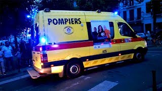 Strange Ambulance Siren in Belgium [upl. by Berkman]