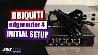 Edgerouter 4 Basic Client Setup [upl. by Gen]