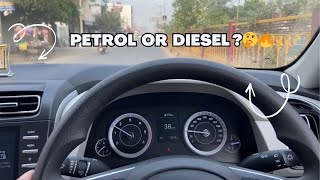 Petrol vs Diesel car in 2024 🤔🔥 [upl. by Aneles]