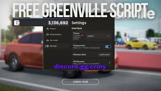 FREE GREENVILLE SCRIPT OP  INFINITE MONEY AUTOFARM UNDETECTED [upl. by Mario905]